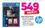 HP 652 Value Pack (FSV25-24-8008)