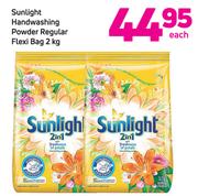 Sunlight Handwashing Powder Regular Flexi Bag-2Kg Each