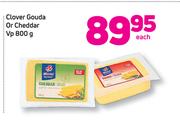 Clover Gouda Or Cheddar Vp-800g Each