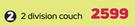Gomma Gomma 2 Division Couch