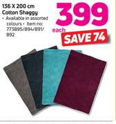 Cotton Shaggy-136 x 200cm Each