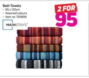 Mainstays Bath Towels-For 2