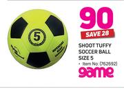 Game Shoot Tuffy Soccer Ball Size 5