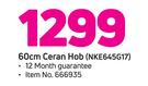 Bosch 60cm Ceran Hob NKE645G17