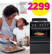 Defy 4 Solid Plate Stove Compact Black STOVE DSS514