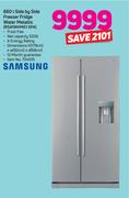 Samsung 660Ltr Side By Side Freezer Fridge Water Metallic RSA1WHMG1 XFA