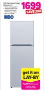 KIC 170Ltr Top Freezer Fridge White 518 1