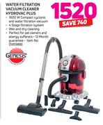 Genesls Water Filtration Vacuum Cleaner Hydrovac Plus 