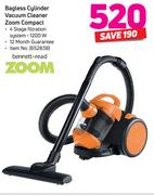 Zoom Bagless Cylinder Vacuum Cleaner Zoom Compact 