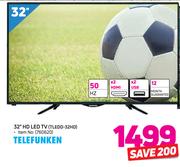 Telefunken 32" HD LED TV TLEDD-32HD
