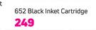 HP 652 Black Inkjet Cartridge