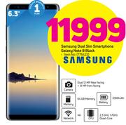 0Samsung Dual SIM Smartphone Galaxy Note 8 Black
