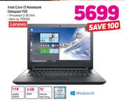 Lenovo Intel Core i3 Notebook (Ideapad 110)