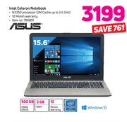 Asus Intel Celeron Notebook