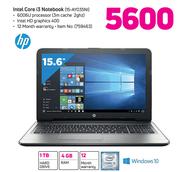 HP Intel Core i3 Notebook (15-AYO35NI)