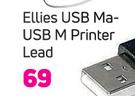Ellies USB Ma USB M Printer Lead