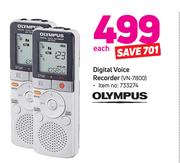 Olympus Digital Voice Recorder (VN-7800)-Each
