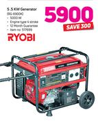 Ryobi 5.5Kw Generator (RG-6900K)