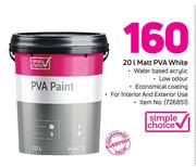 Simple Choice 20L Matt PVA White