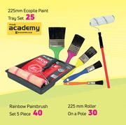 Rainbow 5 Piece Paintbrush Set