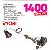 Ryobi 30cc Petrol Garden Trimmer