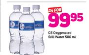 O3 Oxygenated Still Water-24 x 500ml