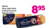 Bakers Blue Label Marie Original/ Caramel Biscuits-200g