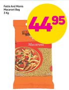 Fattis And Monis Monis Macroni Bag-3Kg