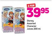 Disney Assorted Character Juice-6 x 200ml