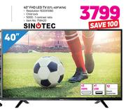 Sinotec 40" FHD LED TV STL-40F1A11A