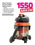 Bennett Read Water Filtration Vacuum Cleaner Hydro HVC004
