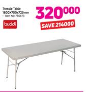 Buddi Tressle Table 1800 x 750 x 725mm