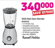 Russell Hobbs 1000 Watt Satin Blender (RHB315)