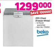 Beko 255L Chest (Freezer White)
