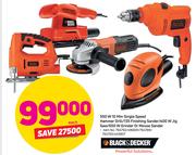 Black & Decker 550W 10mm Single Speed Hammer Drill/ 135 Finishing Sander Or 400 W Jig Saw-Each