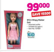 Kid Connection 81cm Wispy Walker Doll