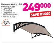 Home Quip Awning 1.2m Bronze (CY120B)