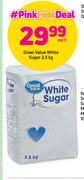 Great Value White Sugar-2.5Kg