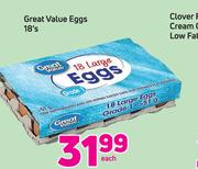 Great Value Eggs-18's