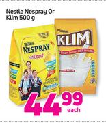 Nestle Nespray Or Klim-500g Each