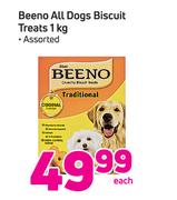 Breeno All Dog Biscuit Treats-1Kg