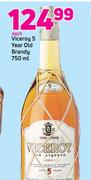 Viceroy 5 Year Old Brandy-750ml