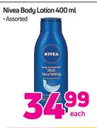 Nivea Body Lotion Assorted-400ml Each