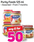 Purity Foods Assorted-6 x 125ml