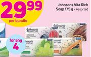 Johnson Vita Rich Soap Assorted-4 x 175g Per Bundle