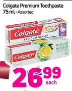 Colgate Premium Toothpaste Assorted-75ml Each