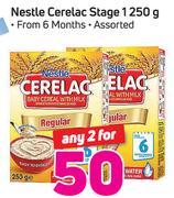 Nestle Cerelac Stage 1-2 x 250g