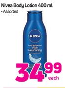 Nivea Body Lotion Assorted-400ml Each