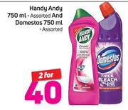 Handy Andy And Domestos-2 x 750ml