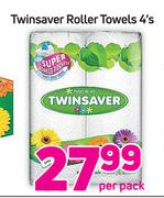 Twinsaver Roller Towels-4's Per Pack